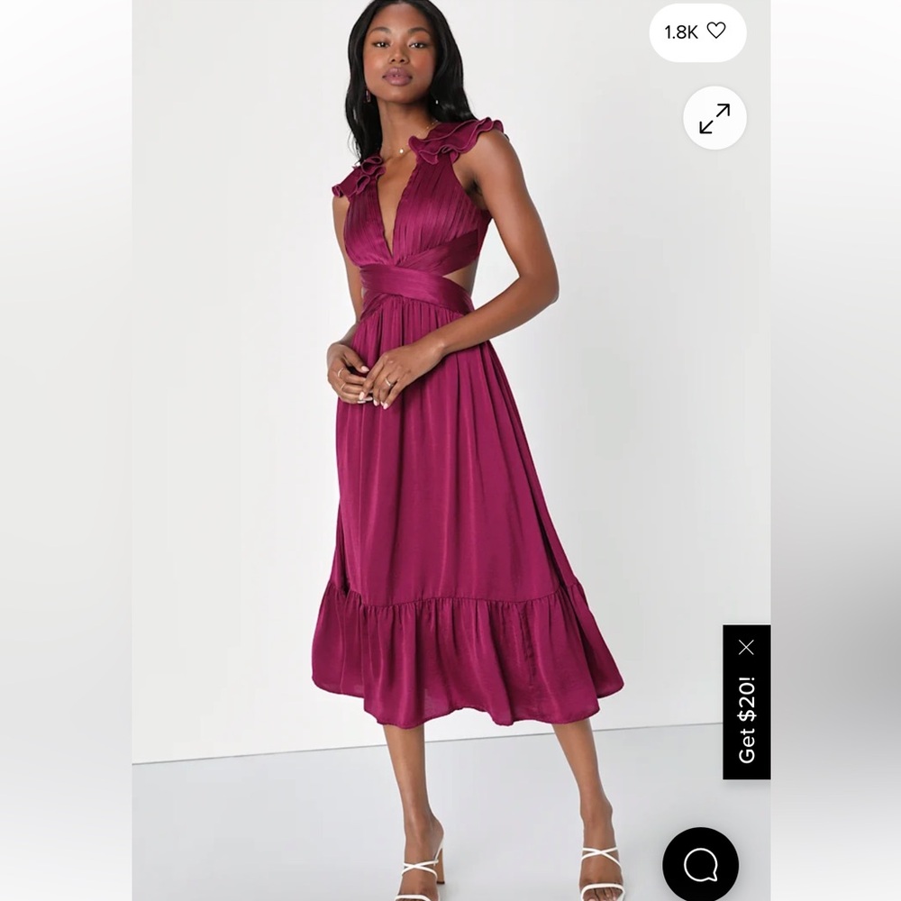 LuLu’s Plum Midi Dress!